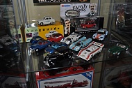 These I've collected over 45 years. The three Porsches I bought between 1971-72. They are all 917's, the open one driven in the Can Am series in the...